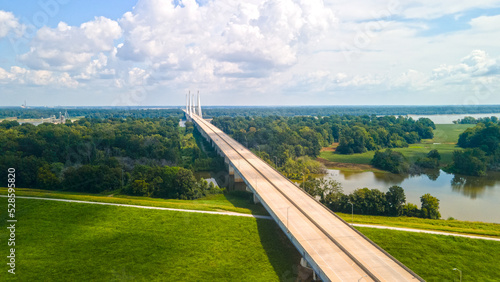 Fotografie Greenville Mississippi Bridge, Greenville MS