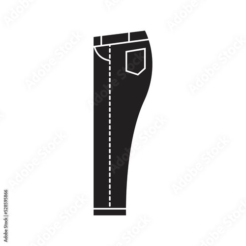 Pants icon design, isolated on white background. vector illustration.