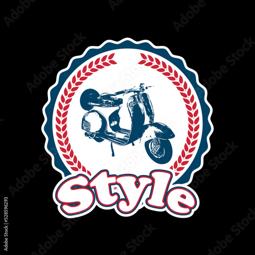 Motorcycle simple logo