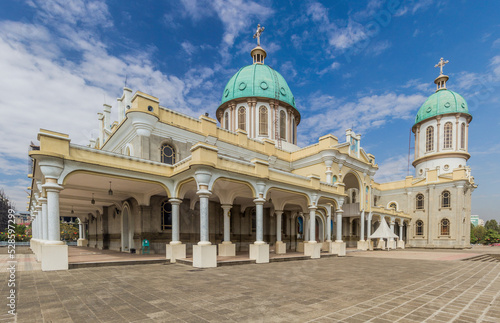 Medhane Alem Cathedral in Addis Ababa, Ethiopia photo