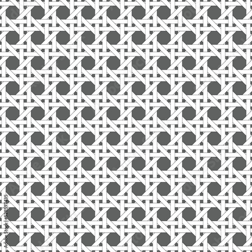 geometric basketwork seamless pattern stylish texture with repeating straight lines