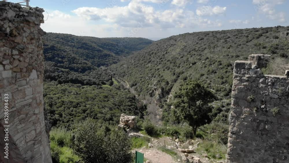 Monfort fortress with oak forest, Galilee Hills, Aerial
Drone view from North israel, Ancient fortress on ridge surrounded with oak forest, Israel
2022
Monfort fortress with oak forest, Galilee Hills, Aerial
Drone view from North israel, Ancient fortress on ridge surrounded with oak forest, Israel
2022
