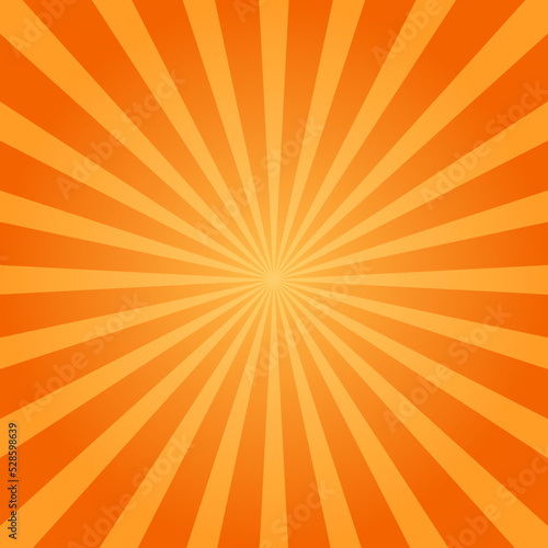 Vintage sun retro banner background. Colorful vintage sunburst. Vector illustration.