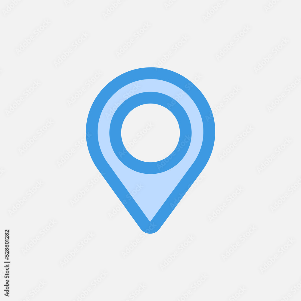 Placeholder icon in blue style about user interface, use for website mobile app presentation Placeholder icon in blue style about user interface, use for website mobile app presentation