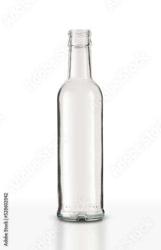 empty glass drink bottle