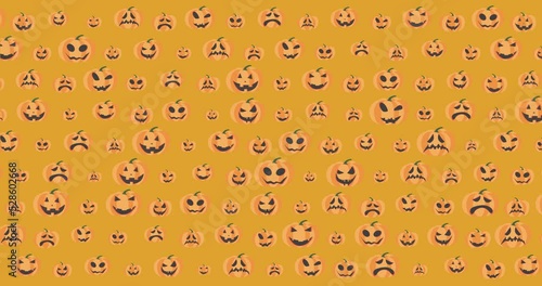 Pumpkin Pattern, Happy Halloween, Scary