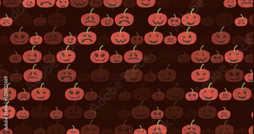 Pumpkin Pattern, Happy Halloween, Scary