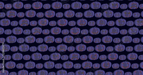 Pumpkin Pattern, Happy Halloween, Scary