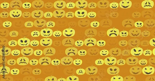 Pumpkin Pattern, Happy Halloween, Scary