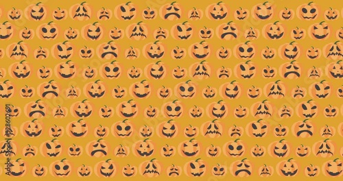 Pumpkin Pattern, Happy Halloween, Scary