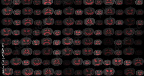 Pumpkin Pattern, Happy Halloween, Scary