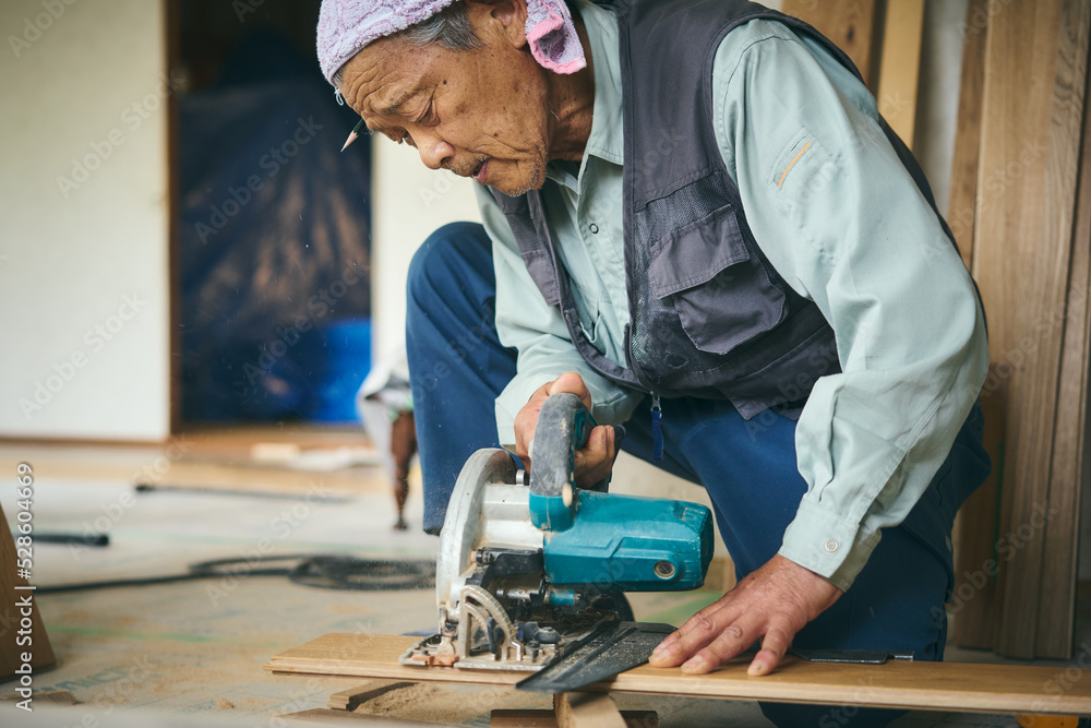 大工職人のポートレート 大工職人のポートレート