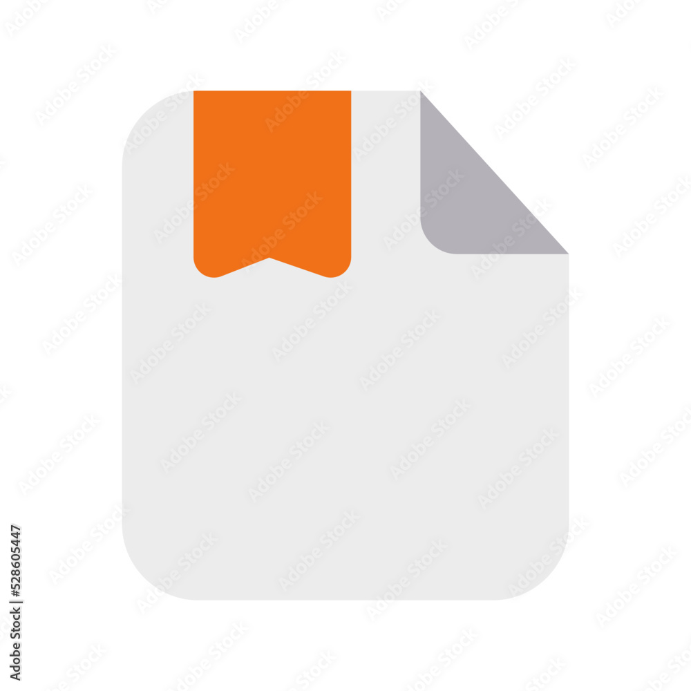 Bookmark Files Icon with Flat Style Bookmark Files Icon with Flat Style
