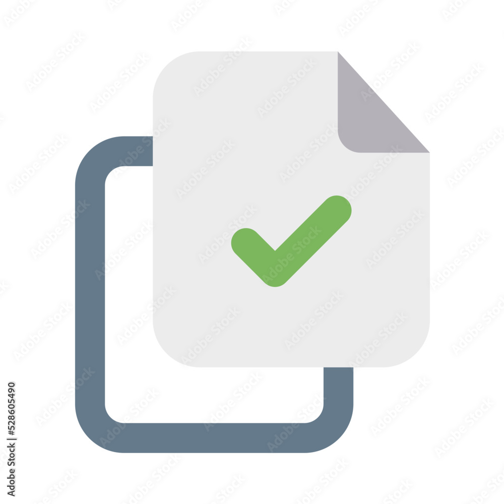 Copy Files Icon with Flat Style Copy Files Icon with Flat Style