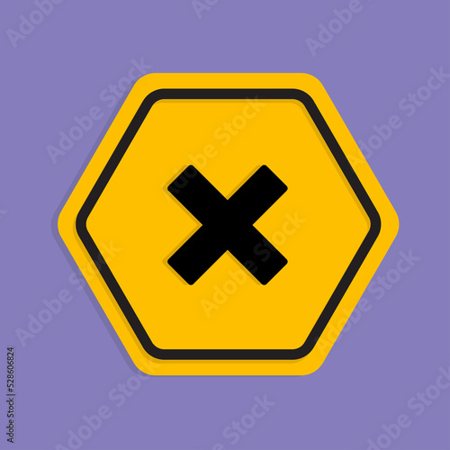 Danger sign illustration