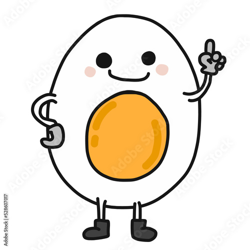 Egg cartoon illustration photo