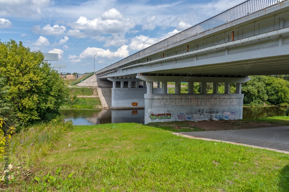 Painted walls under the bridge 04 August 2022 Moscow Painted walls under the bridge 04 August 2022 Moscow