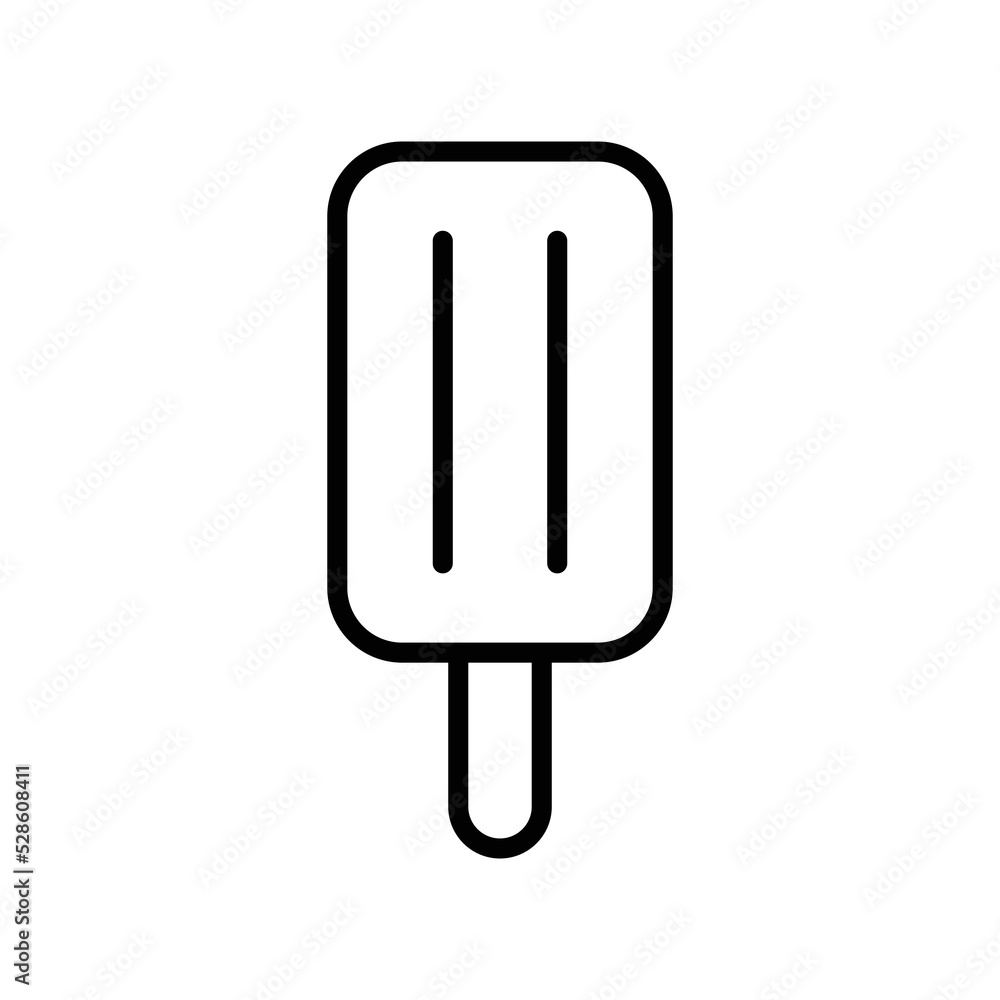 ice cream icon vector design template in white background ice cream icon vector design template in white background