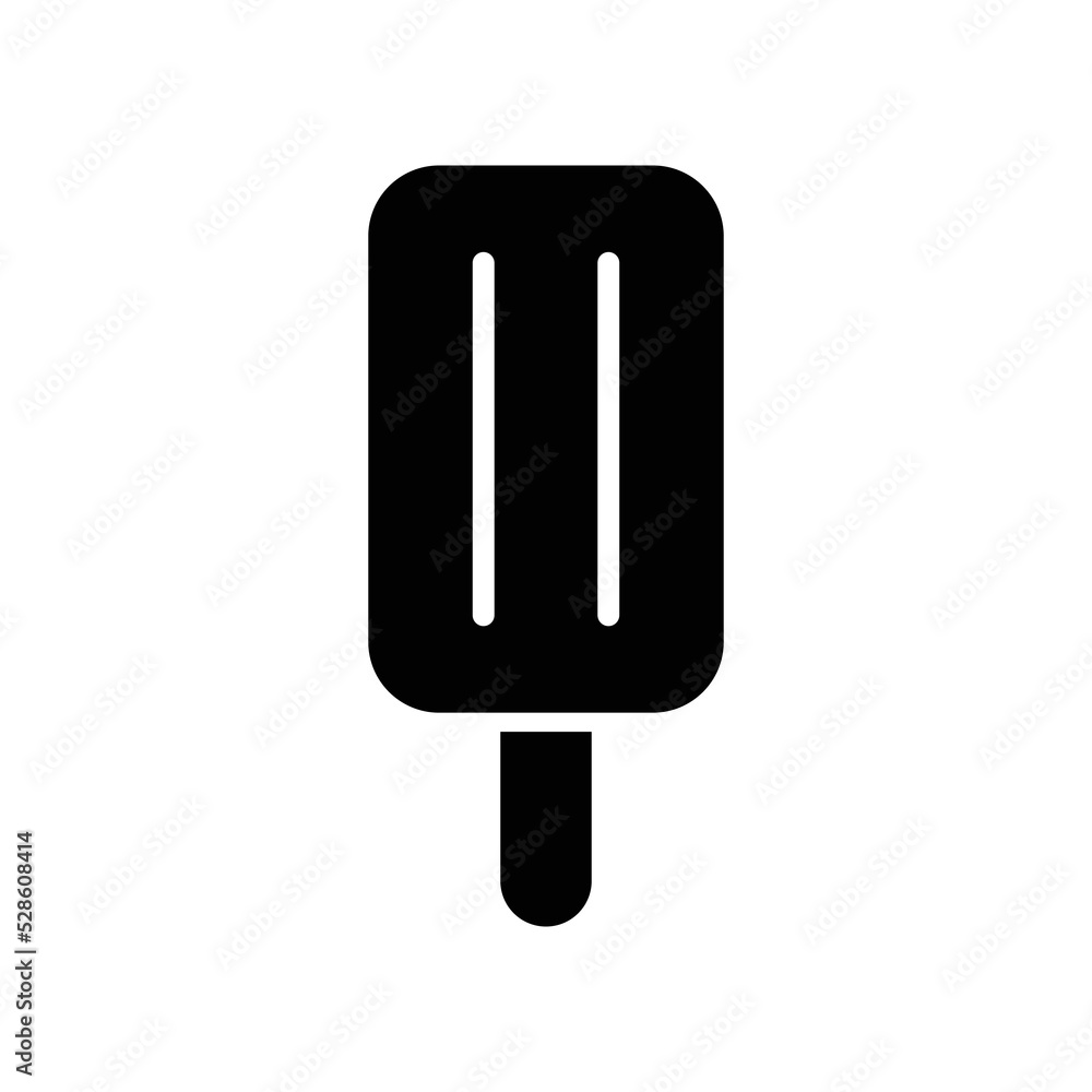 ice cream icon vector design template in white background ice cream icon vector design template in white background