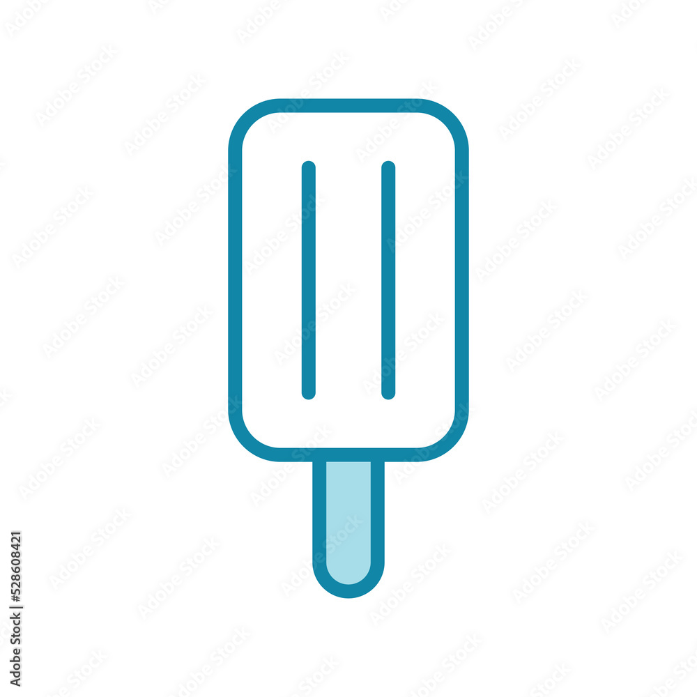 ice cream icon vector design template in white background ice cream icon vector design template in white background