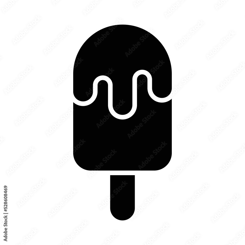 ice cream icon vector design template in white background ice cream icon vector design template in white background