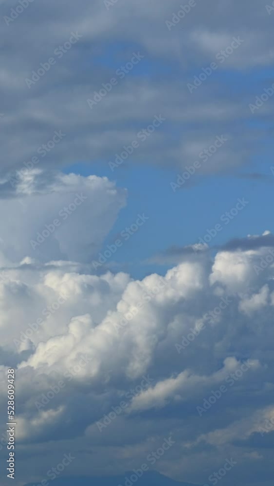 Blue sky with cumulus cloud time lapse on a sunny day 4k footage. Blue sky with cumulus cloud time lapse on a sunny day 4k footage.