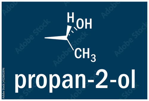 Isopropyl alcohol (IUPAC name propan-2-ol and also called isopropanol or 2-propanol)
