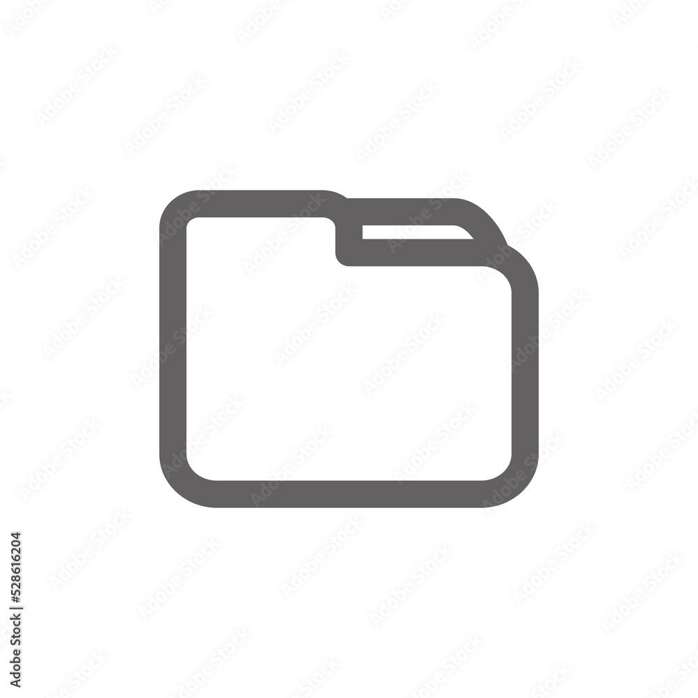 folder icon. Perfect for web design or user interface applications. Simple vector illustration. folder icon. Perfect for web design or user interface applications. Simple vector illustration.