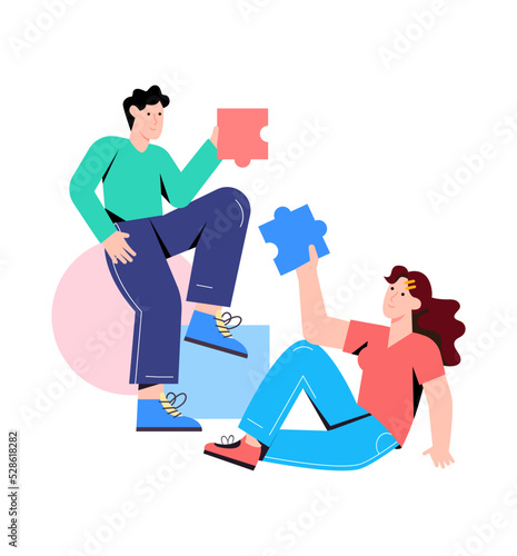 Ecommerce concept, online order flat vector 