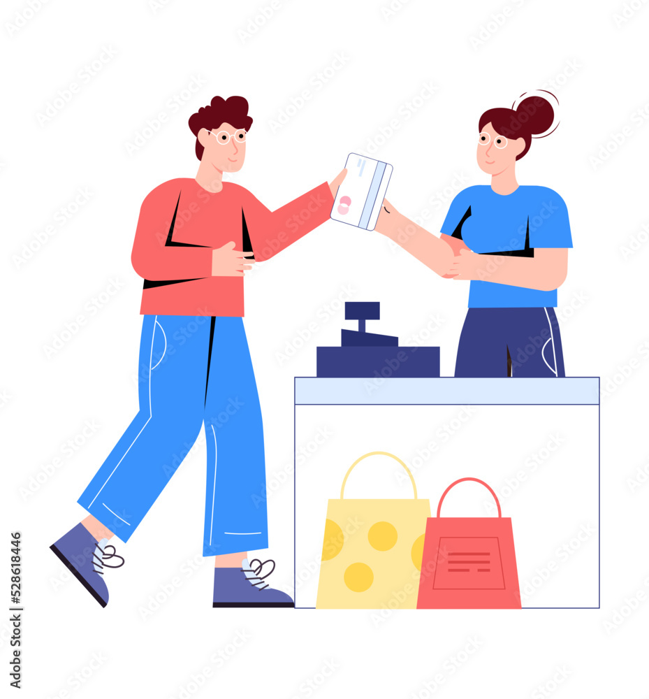 A flat illustration of startup idea A flat illustration of startup idea