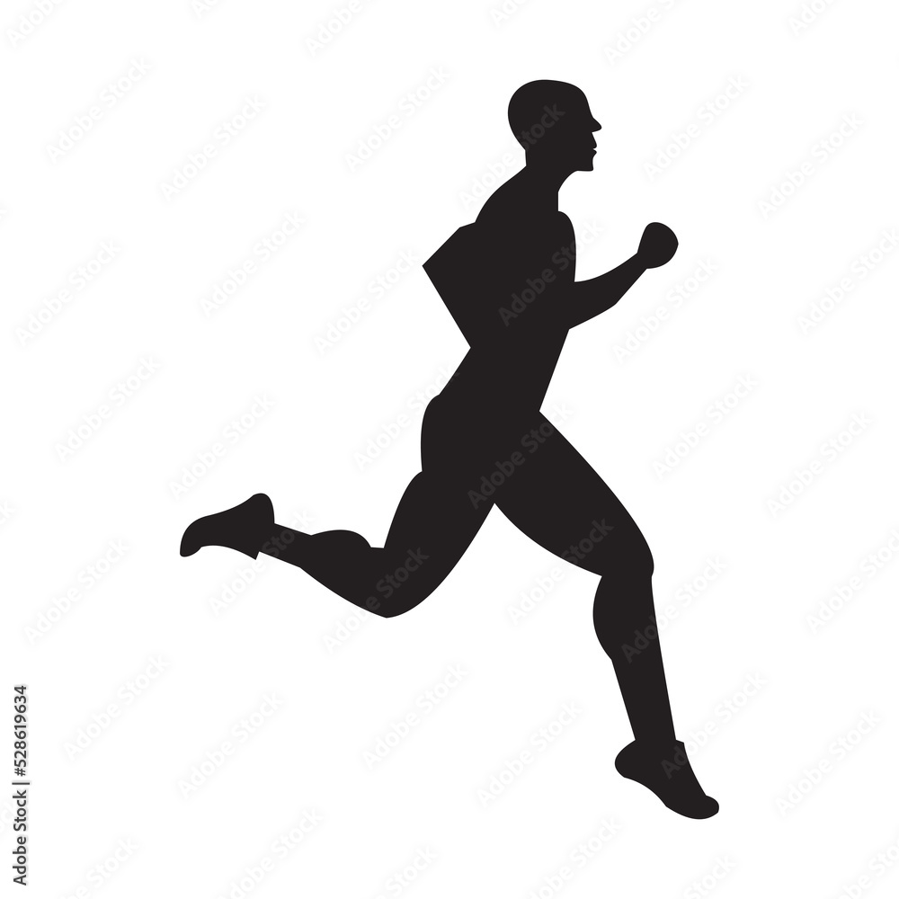 man running icon vector illustration man running icon vector illustration