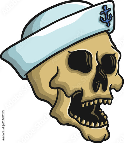 Skull Professional Fighter Scary Vector Design