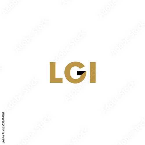 LGI Initial Letter Logo Vector