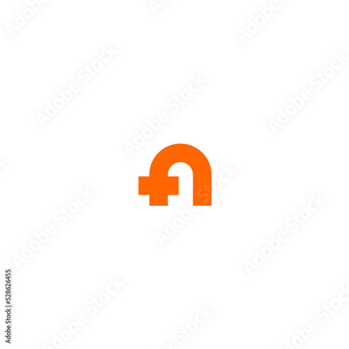 fn tn initial letter logo vector