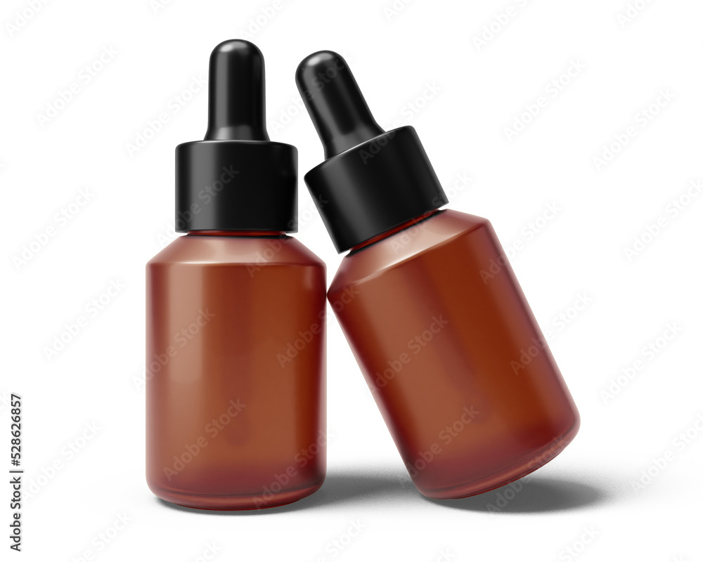 Blank dropper bottle packaging with transparent background. Blank dropper bottle packaging with transparent background.