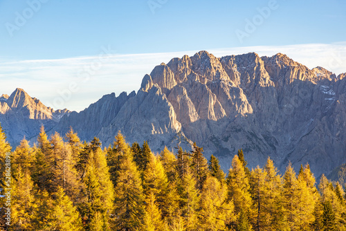 Autumn in the alps mountain