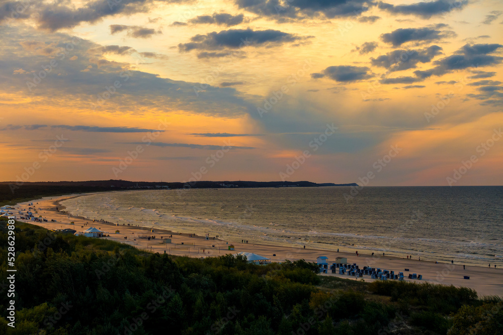  Swinemünde Strand, Polen. Świnoujście Beach, Poland	