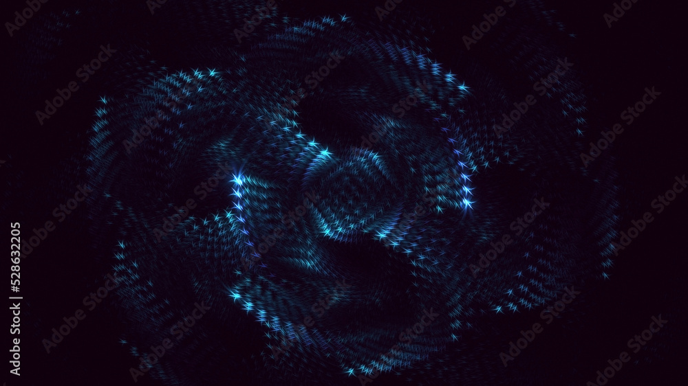 3D rendering abstract multicolor fractal light background 3D rendering abstract multicolor fractal light background
