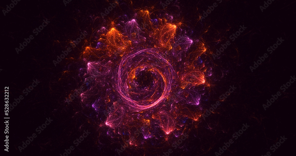 3D rendering abstract circle light background 3D rendering abstract circle light background