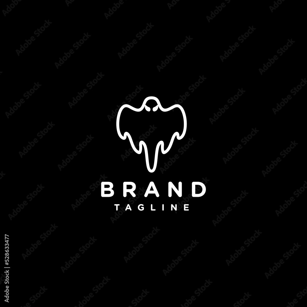 Scary Flying Ghost Looking For People Logo Design. Simple Flying Ghost Logo Design. Scary Flying Ghost Looking For People Logo Design. Simple Flying Ghost Logo Design.