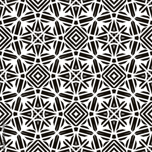 Geometric pattern. Seamless vector background. Ethnic graphic design.