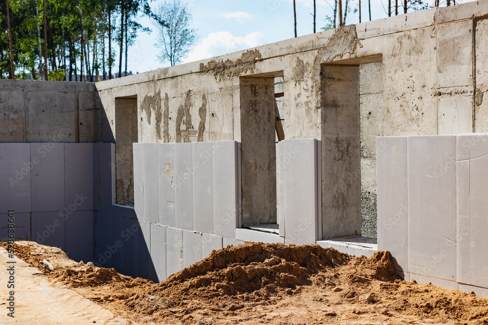 Basement insulation with foam. Insulation and waterproofing of the