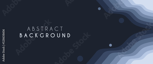 Abstract wavy night background with circles, suitable for background, banner, card, print, entertainment, graphical resources