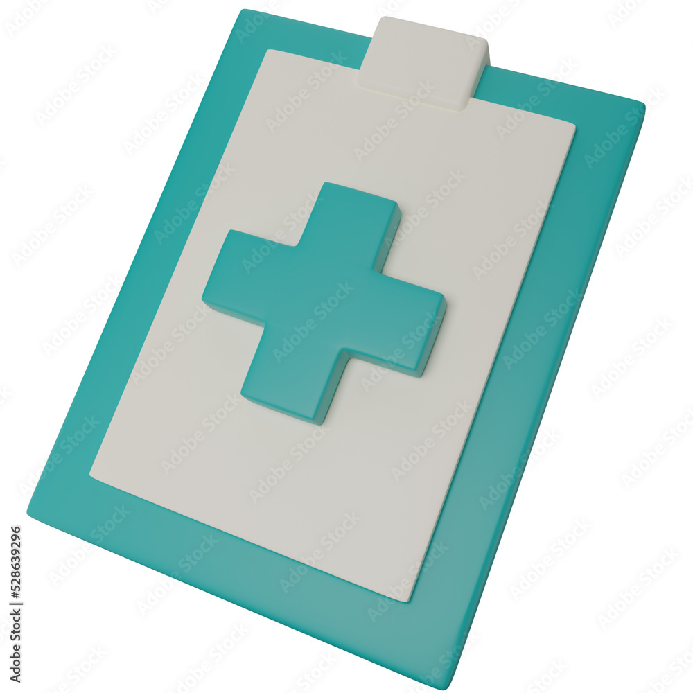 Obraz premium Medical Report 3D Illustration