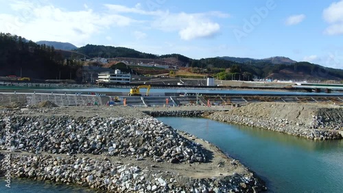 Wallpaper Mural 震災遺構 旧 陸前高田市立気仙中学校１ 2019年12月撮影 Torontodigital.ca