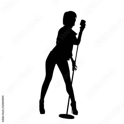 Singer Silhouette