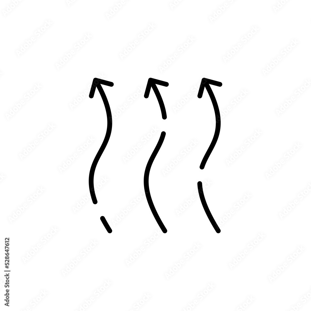Wind, Air Dotted Line Icon Vector Illustration Logo Template. Suitable For Many Purposes. Wind, Air Dotted Line Icon Vector Illustration Logo Template. Suitable For Many Purposes.