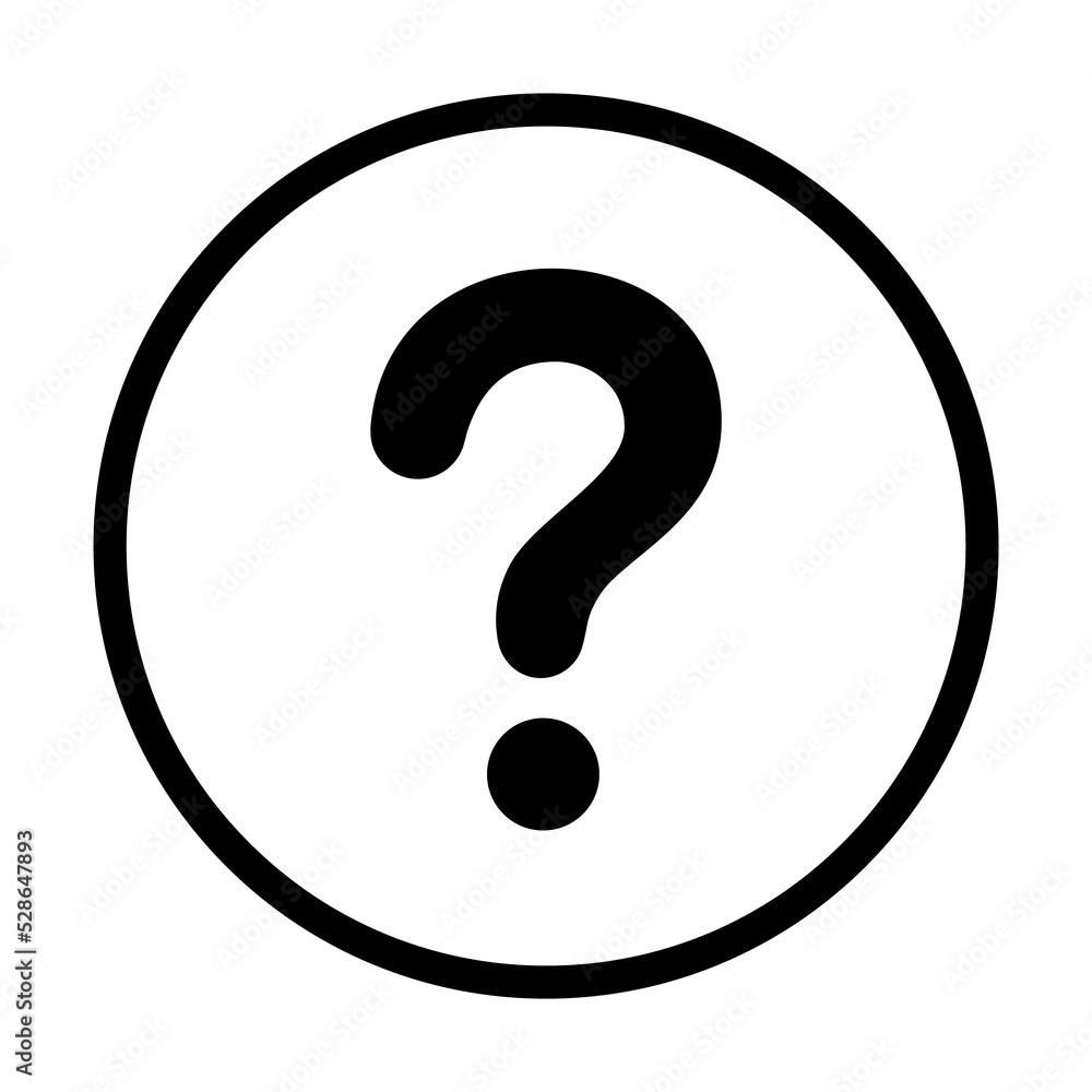 Question mark icon symbol sign with transparent background PNG Question mark icon symbol sign with transparent background PNG