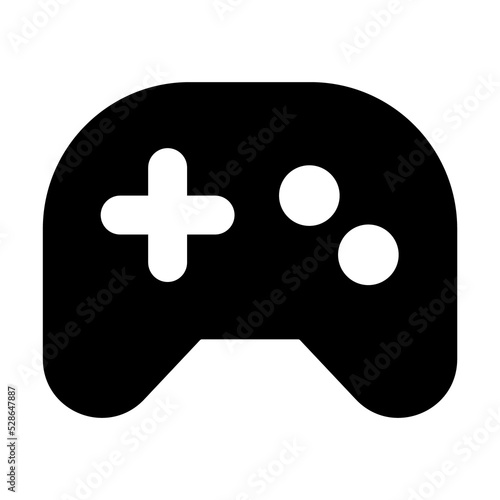 Video game console or Gamepads icon symbol sign with transparent background PNG