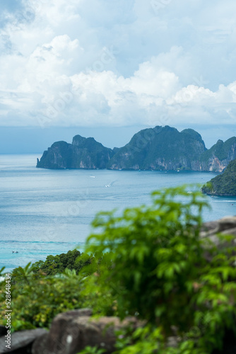 Panorama Pileh Bay  Phi Leh Lagoon   Film    The Beach    